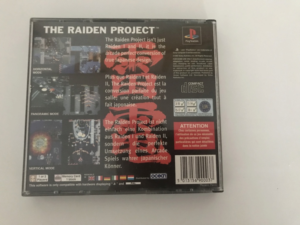 Echange the raiden project ps1 7273e110