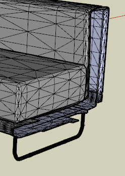  [ SKETCHUP généralité ] J'ai découpé mon canapé, mais je ne sais pas repriser Canapz11