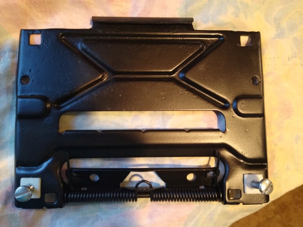 73 Chevelle, Monte Carlo, Cutlass REAR License plate bracket / fuel door. Licens13