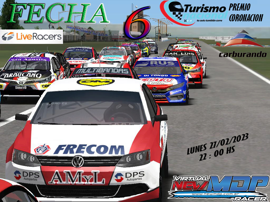 ESTE LUNES 27/02/2023, FECHA 6 TORNEO DE VERANO TURISMO NACIONAL CLASE 3 . ( ULTIMA FECHA PREMIO CORONACION ) A PARTIR DE LAS 22:00 HS DESDE EL AUTODROMO DE LA PAMPA. !!! ???????????? Grab_074