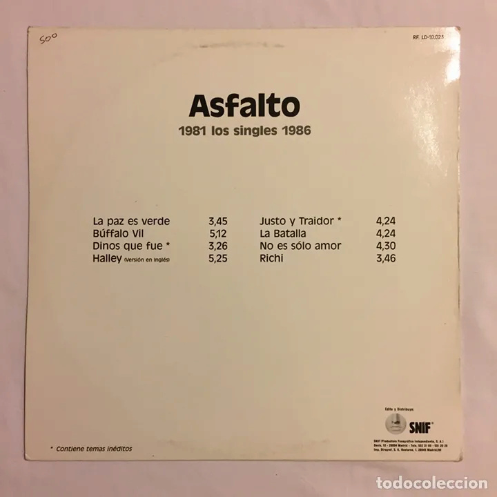 BITUMINOSOS: discografía de Asfalto y Topo: 14. Asfalto - El Planeta de los Locos (1994) - Página 20 15692211