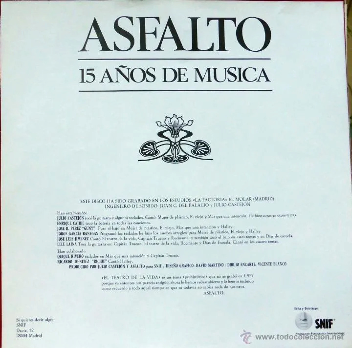 BITUMINOSOS: discografía de Asfalto y Topo: 14. Asfalto - El Planeta de los Locos (1994) - Página 20 54792810