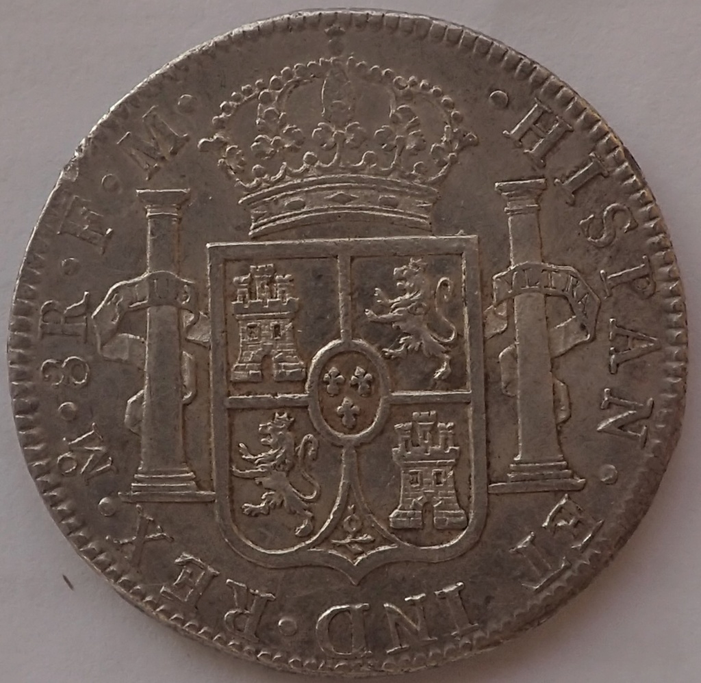 8 Reales Carlos IIII. 1790. Mexico. FM. P9260011