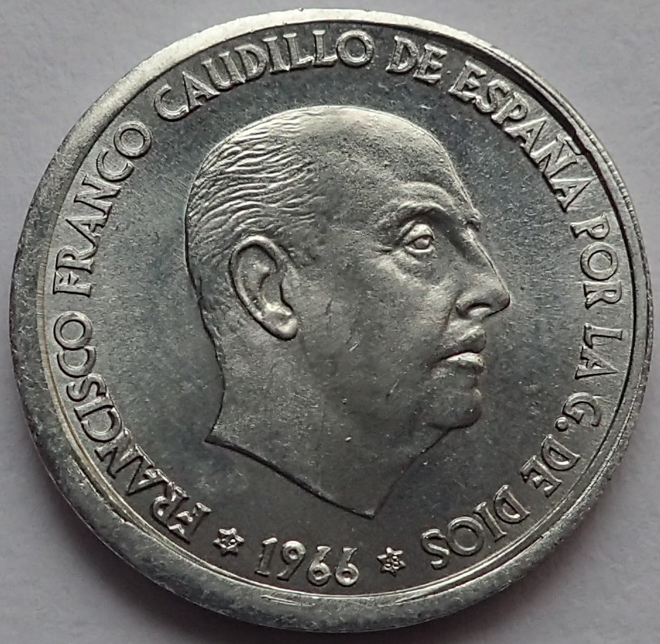 50 Centimos 1966*19*68. Estado Español Pc300015