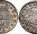 2 reales 1717 Segovia, Felipe V. Colección Manuela Etcheverría 229510