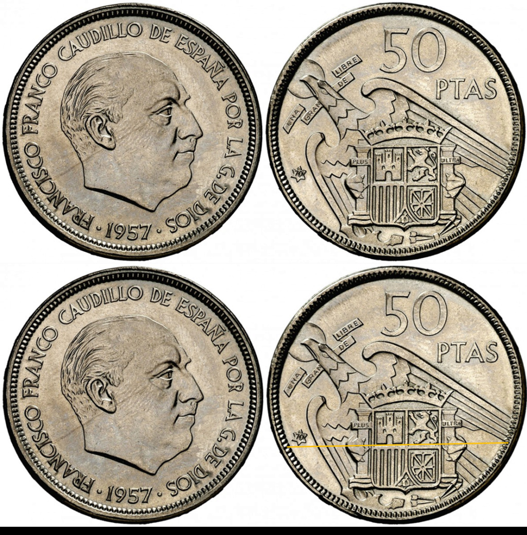 50 pesetas 1957 (*70). Estado Español Xx13
