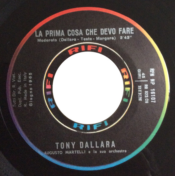 TONY DALLARA - DISCOGRAFIA (Cover - Video - Testi) - Pagina 3