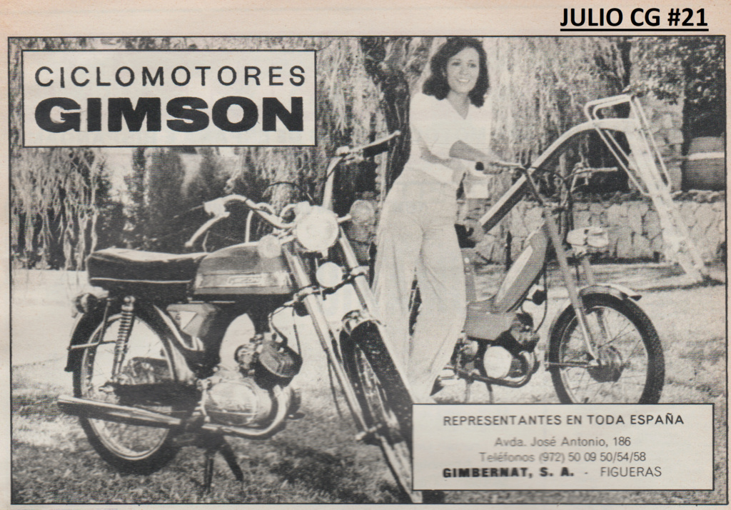 PUBLICIDAD Gimson  1975 Escze257