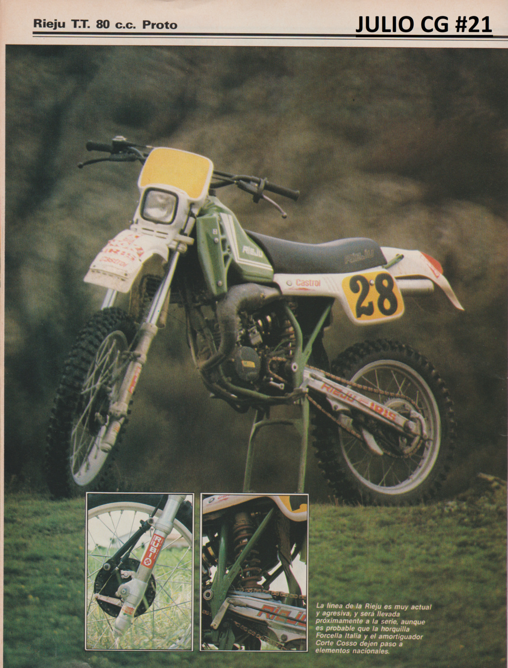 RIEJU MR80 OFICIAL  1984. Motociclismo 857 Escze323