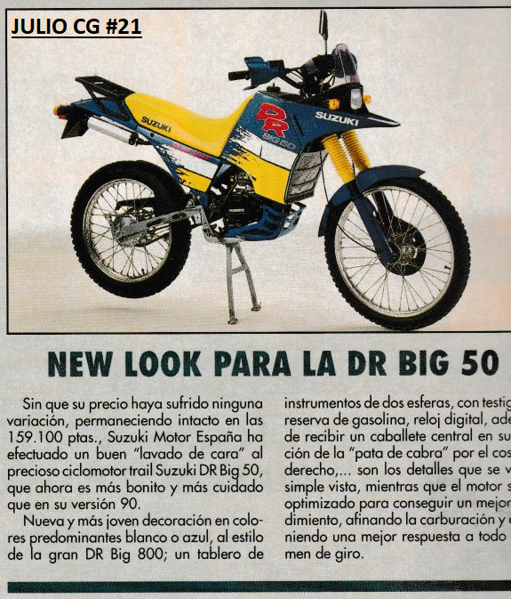 NEW LOOK DR BIG 50cc    1991 Escze397