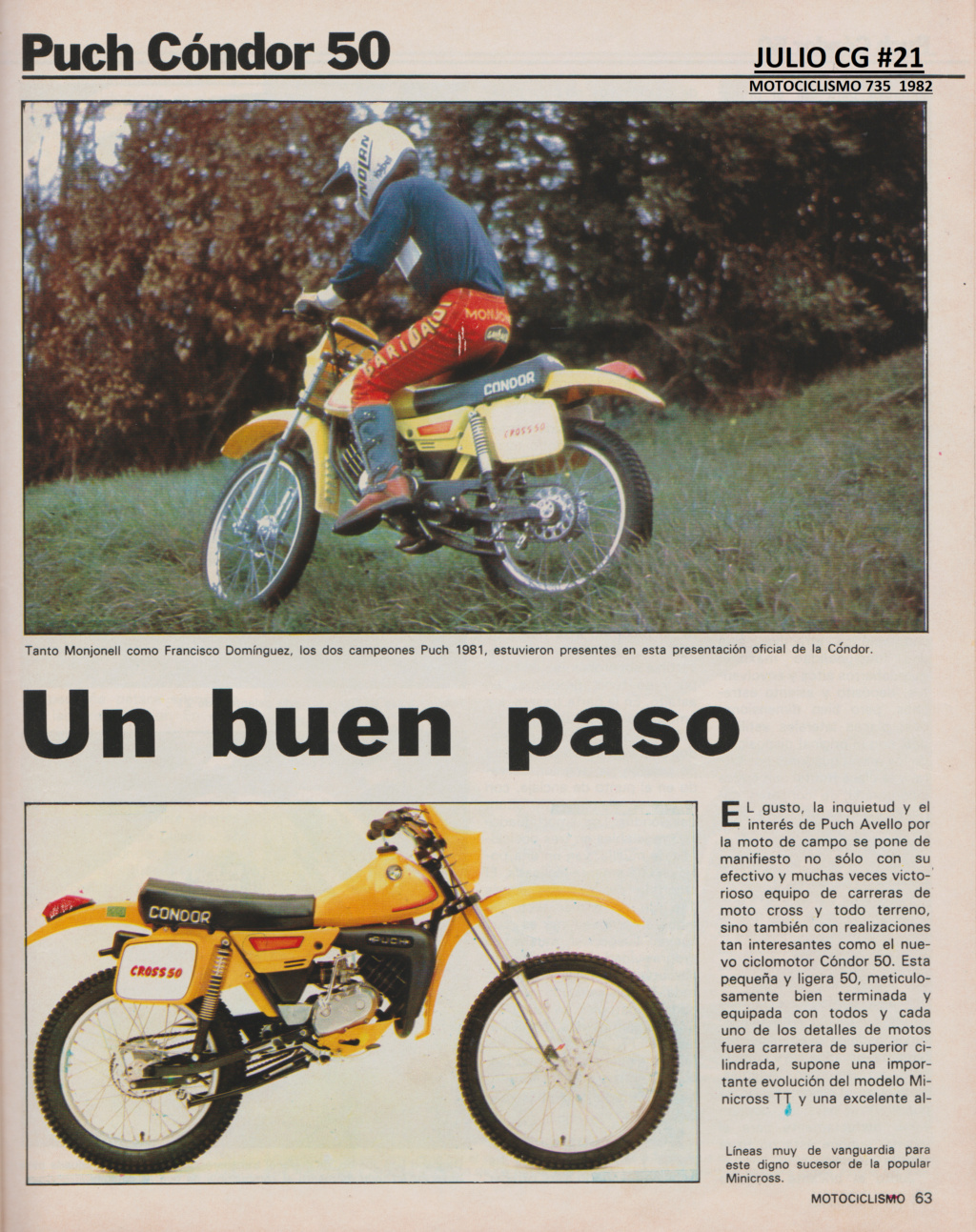 Puch Condor 50cc  1982 Escze425