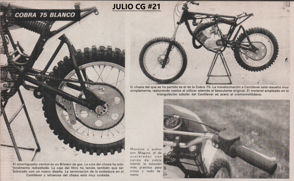 COBRA 75cc BLANCO   Motociclismo 603 Escze569