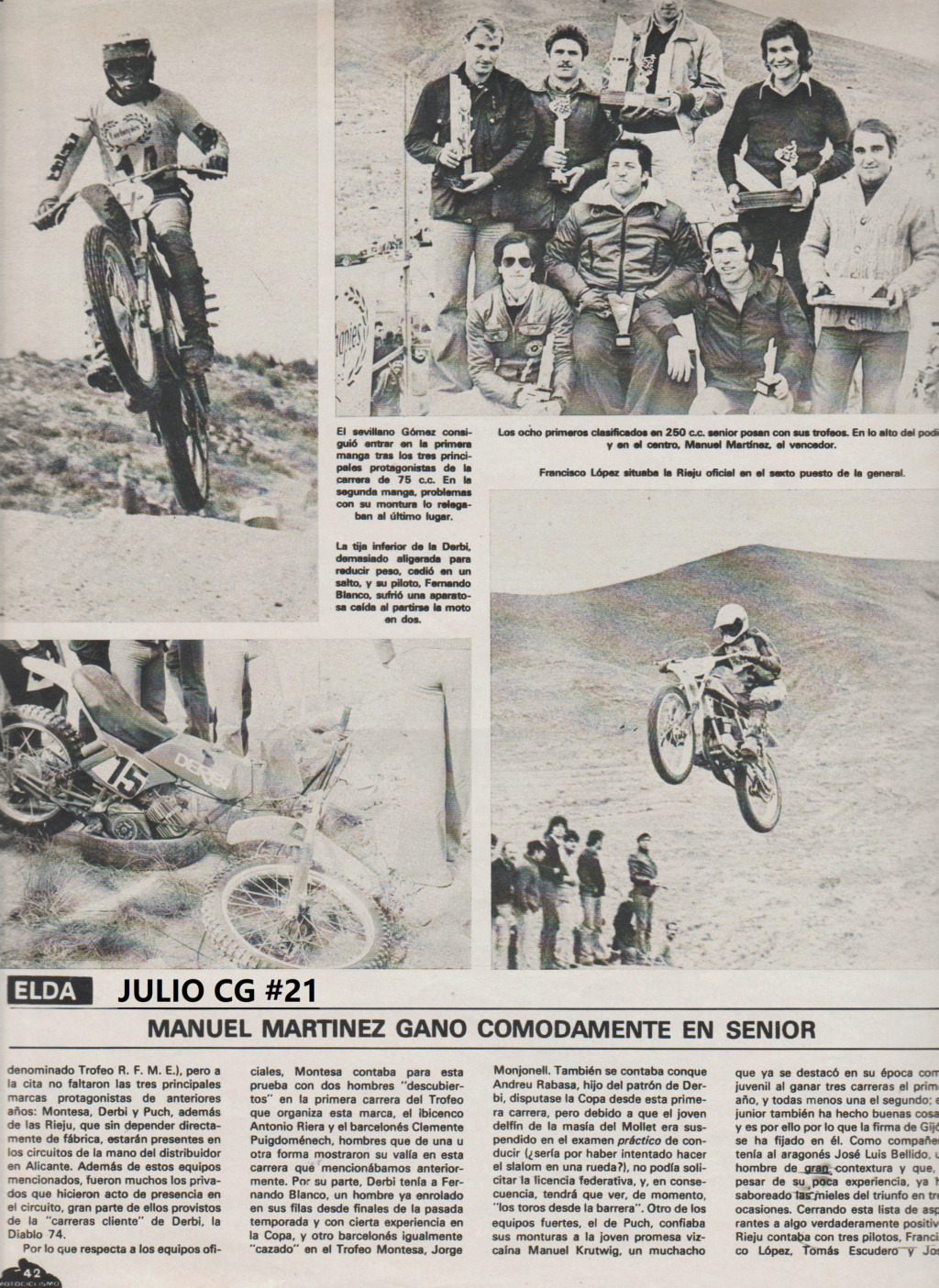 COPA 74cc JUNIOR.  ELDA. (Motociclismo Nº 498) Escze585