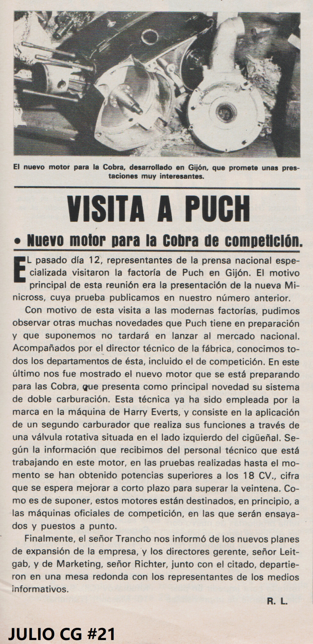 puch - PUCH COBRA 74cc DOBLE CARBURADOR Escze625