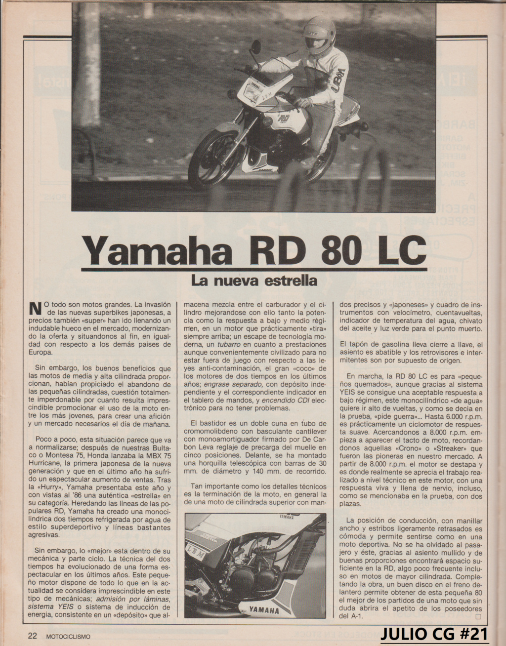 YAMAHA RD80 LC   1986 Escze647