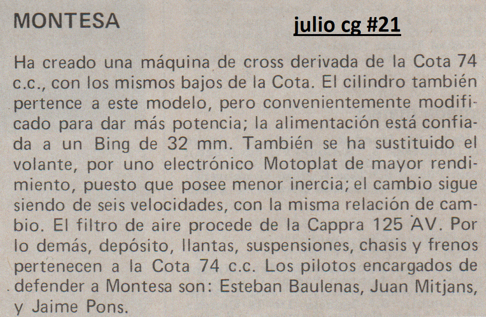 MOTOCROSS 74cc.  IGOLLO. CULLERA. 1975 Esczen14