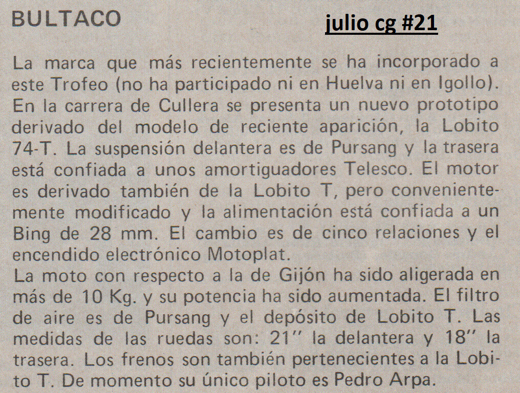 MOTOCROSS 74cc.  IGOLLO. CULLERA. 1975 Esczen16