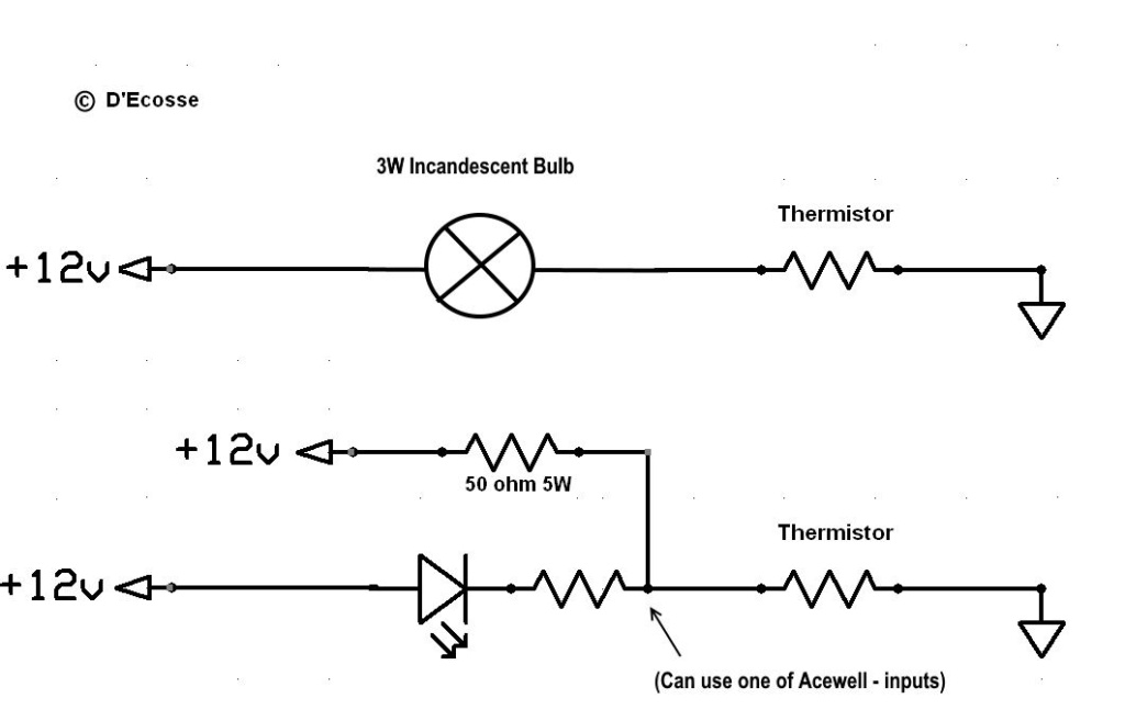 Install Acewell 2853 cluster in Bmw k100 1984 Fuel_l10