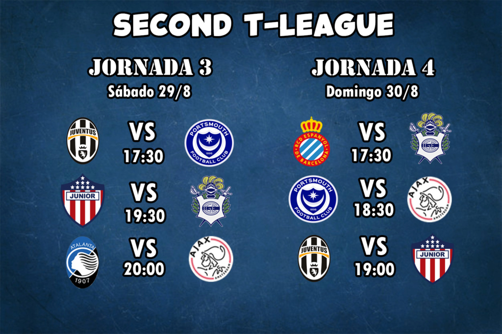 [FTAv6] Horarios J3 & J4 (1d y 2d) & Octavos T-Cup Horari47