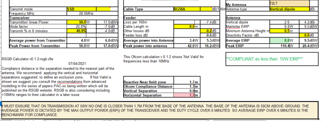 Ofcom to add EMF clause to ham radio licences - Page 3 Calcul10