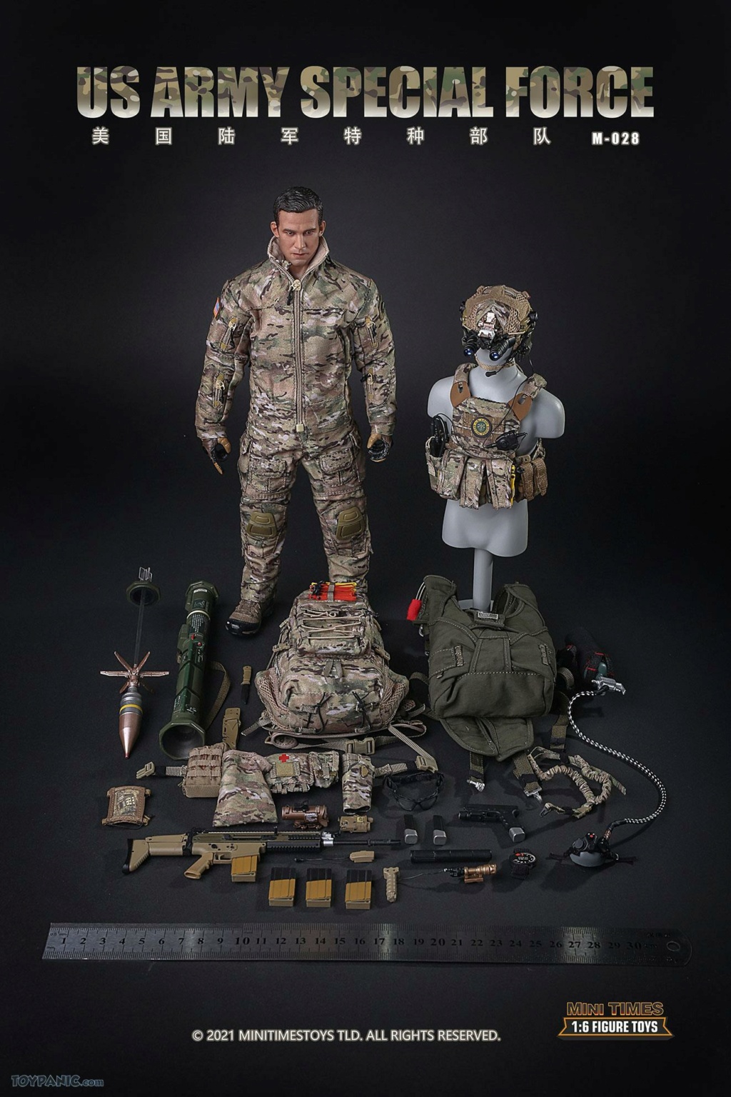 Mini Times Toys 1/6 US Army Special Force Paratrooper (MT-M028) Mt-m0210
