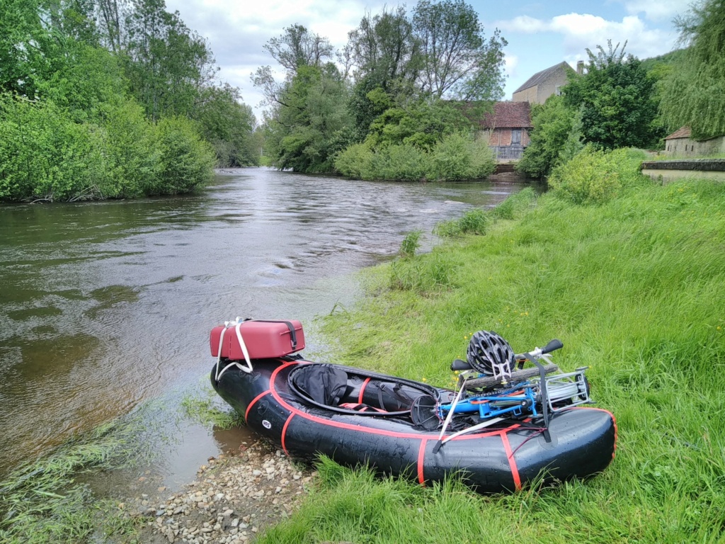 Test du nouveau matériel Brompton et Packraft sur la Cure [Récit] C7b92810