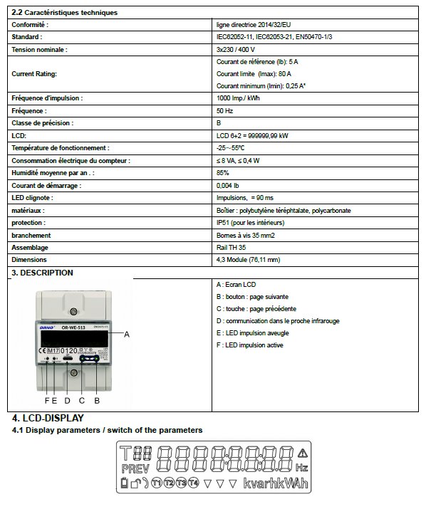 Rendement de charge des batteries Orno_w11