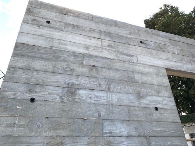 Matrices en bois pour mur en banché Decoff10