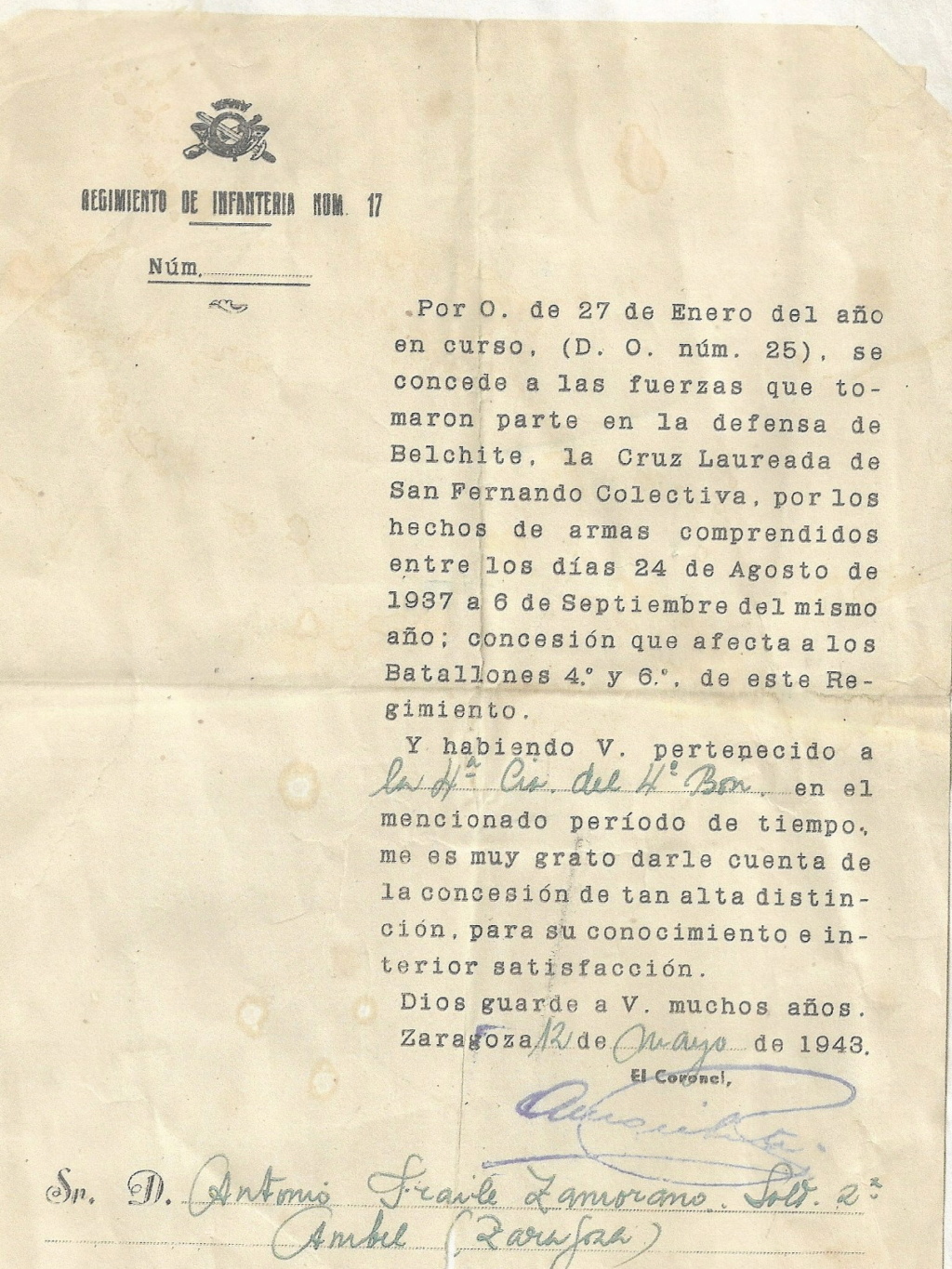 Concesión Laureada Colectiva 07-03-14