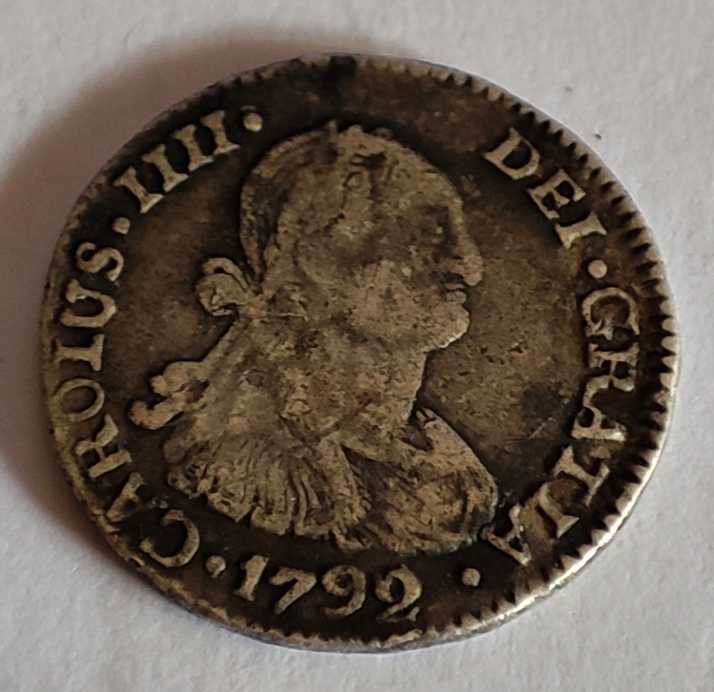 ½ real, 1792 - Potosí - Bolivia - Carlos IV 0_50_r10