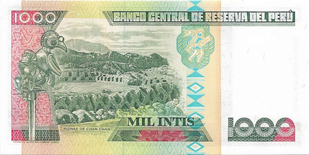 1000 Intis 1988 Peru - Mariscal Andrés Avelino Cáceres 1000_i14