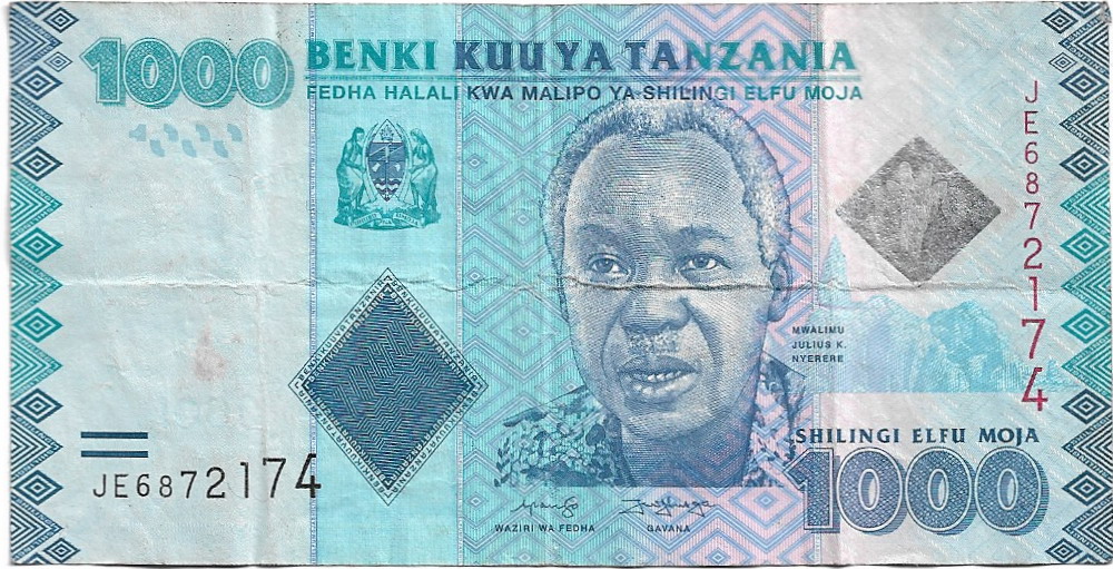 1000 Shillings 2010-2019 Tanzania 1000_s10