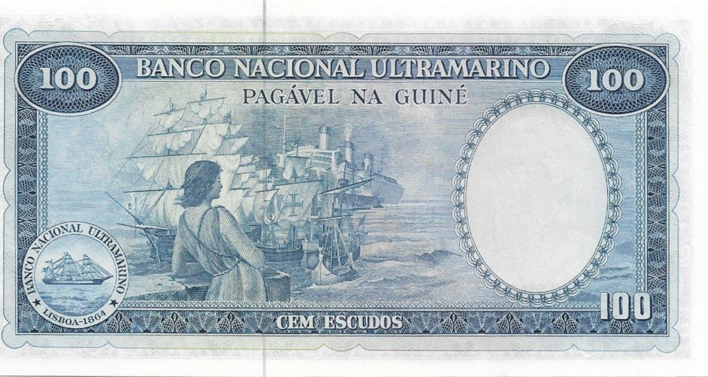 100 escudos 1971 - Guinea-Bisáu - Provincia de ultramar de Portugal - Correlativos 100_es14