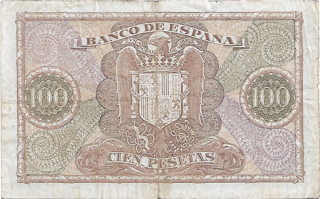 100 Pesetas 1940 Cristobal Colon 100_pe27