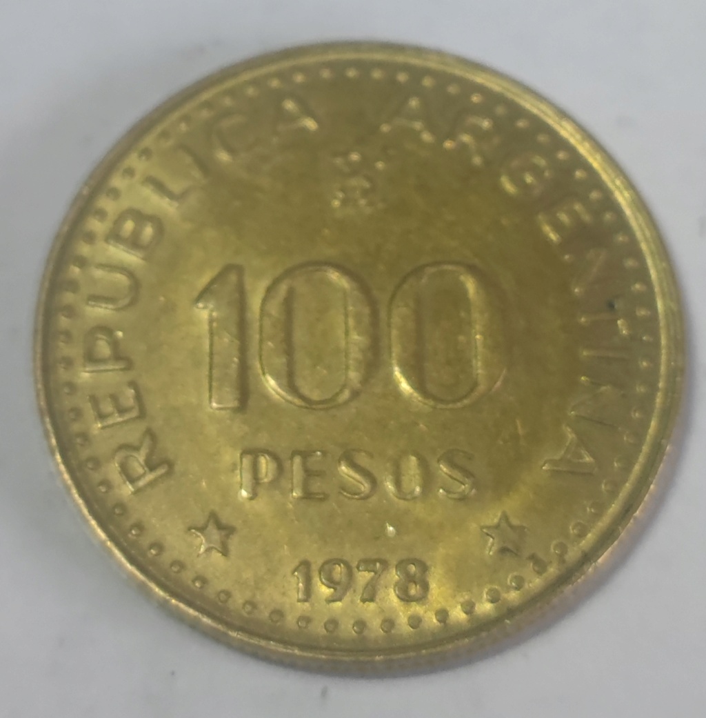 100 Pesos 1978 Argentina 200 aniversario - Nacimiento de José de San Martín 100_pe36