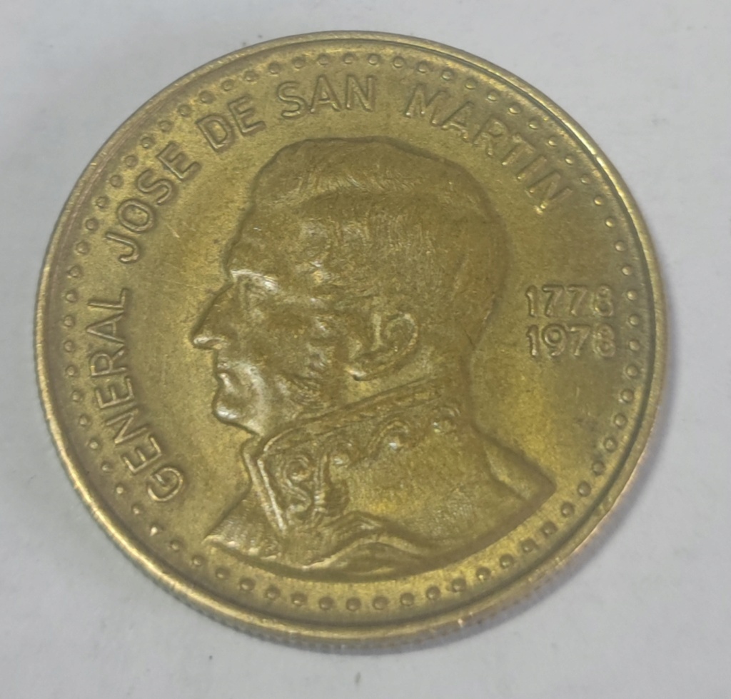 100 Pesos 1978 Argentina 200 aniversario - Nacimiento de José de San Martín 100_pe37