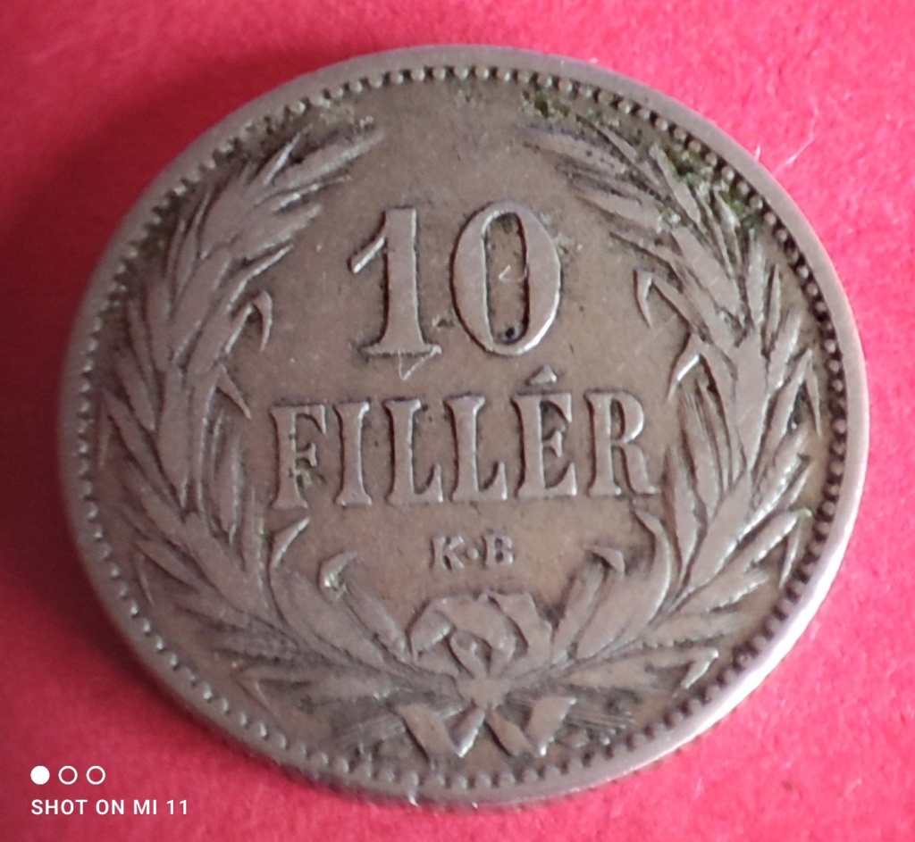 10 Fillér 1895 Hungria - Francisco Jose I 10_fil13