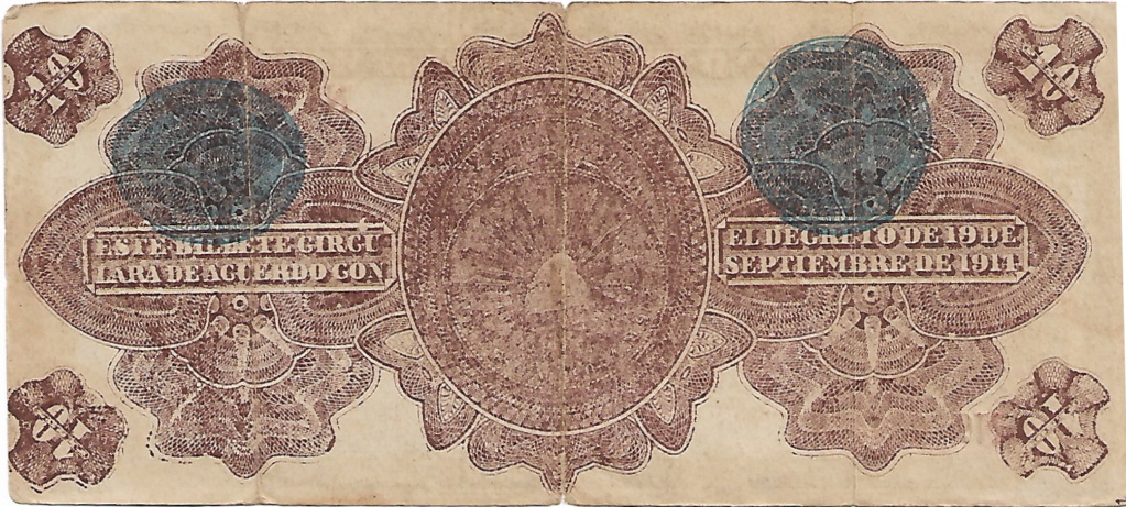 10 Pesos 1914 Gobierno Provisional de México 10_pes15