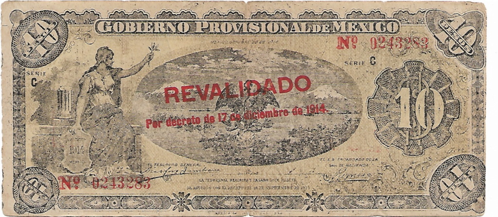 10 Pesos 1914 Gobierno Provisional de México 10_pes16