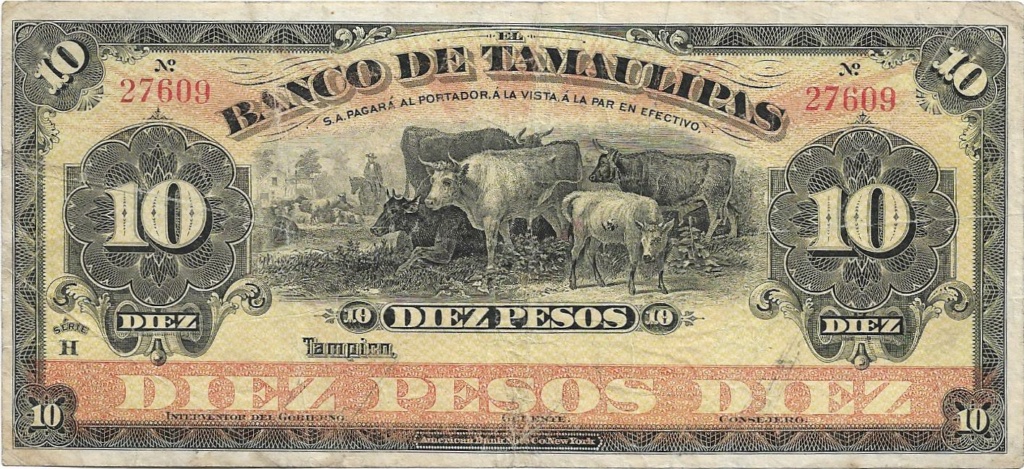 10 Pesos 1902-1914 - México - Banco de Tamaulipas 10_pes24
