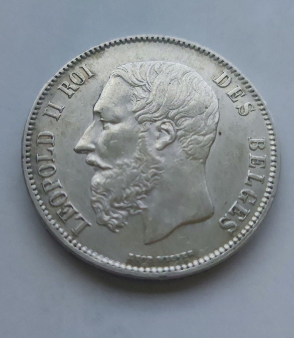 Bélgica 5 francos 1870 16388113