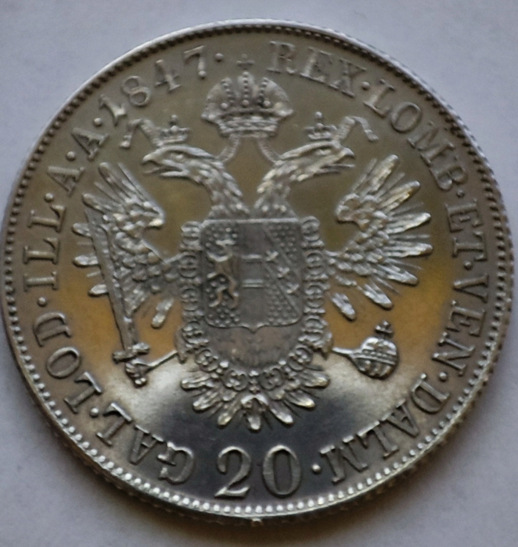 Austria 20 kreuzer 1847 16398511