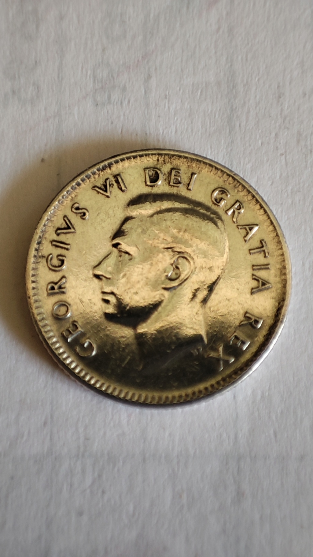 Canadá 10 centavos 1950 16440610