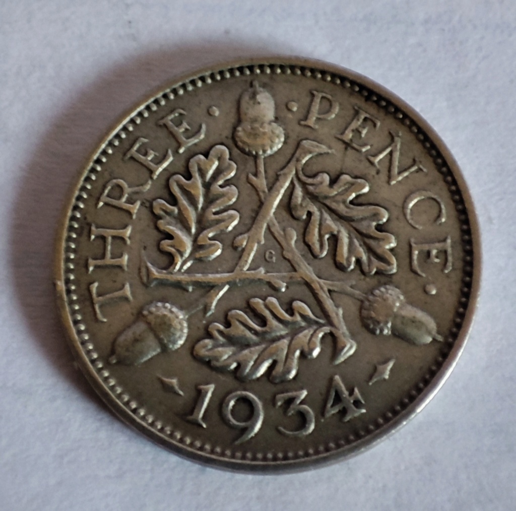Reino Unido 3 peniques 1934 16445710