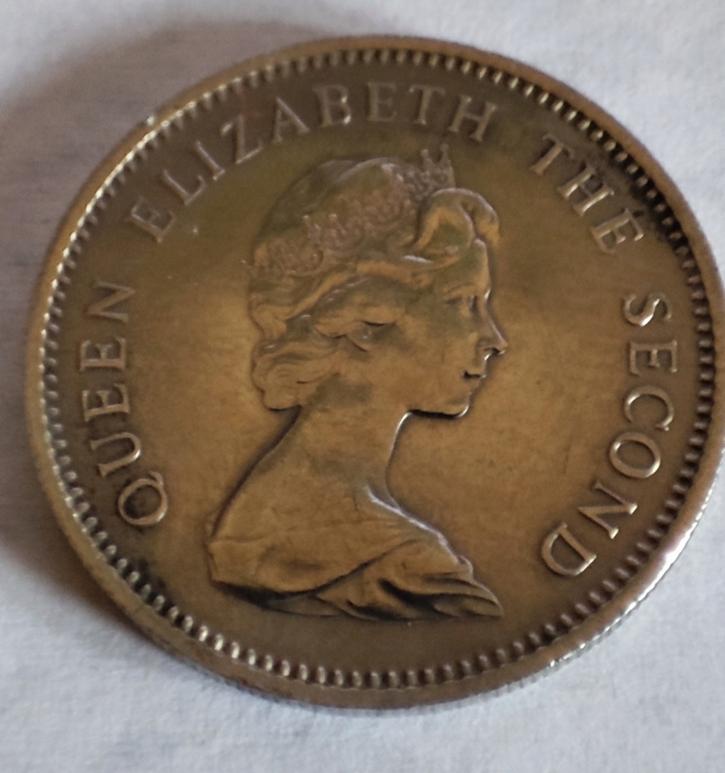5 New Pence de 1968. Isabel II. Jersey. 16476910