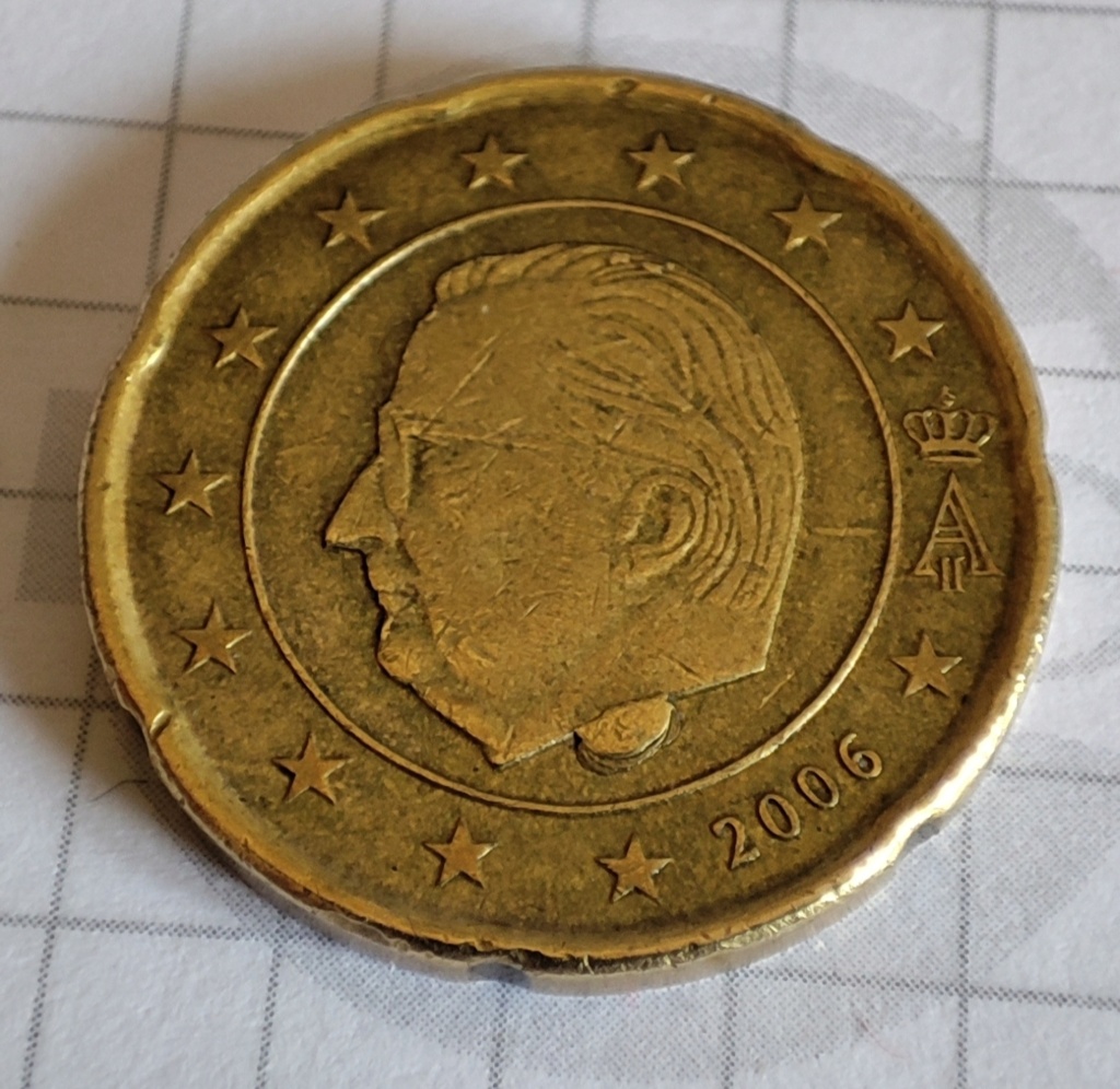 20 Céntimos euro Bélgica 16512310