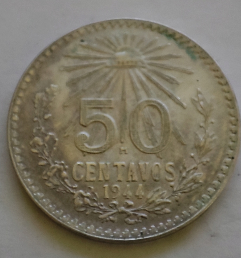 México 50 centavos 1944 16594412
