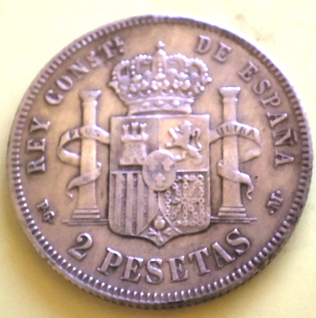 España 2 pesetas 1891 16615415