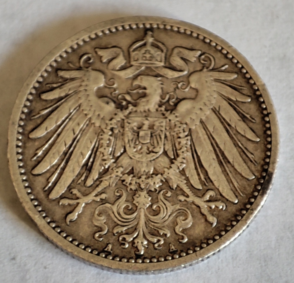 Alemania 1 marco 1912 Marca de ceca "A" - Berlín 16719710