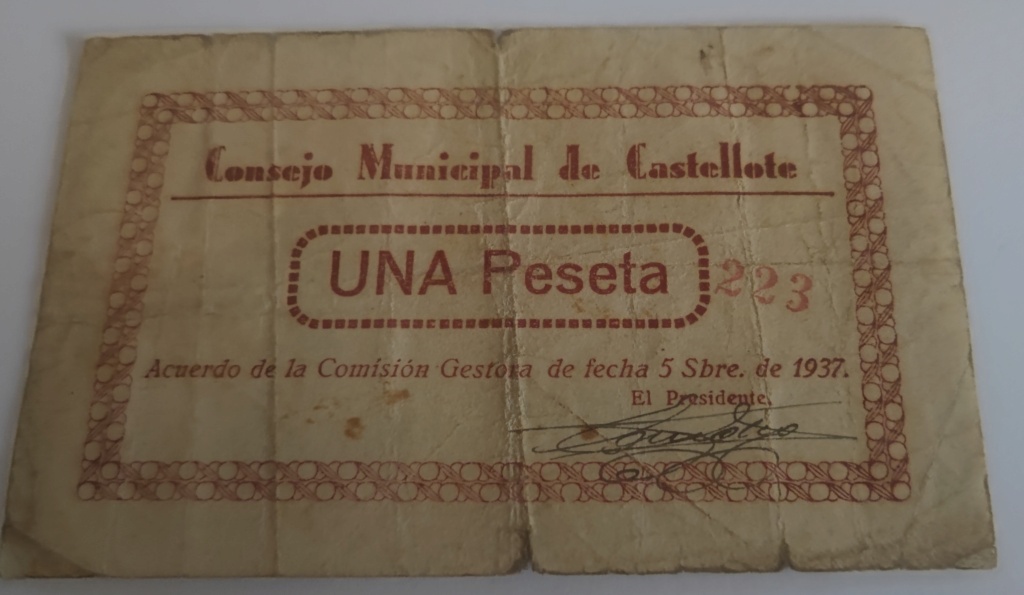 1 Peseta 1937 Castellote (Guerra Civil) 16828515